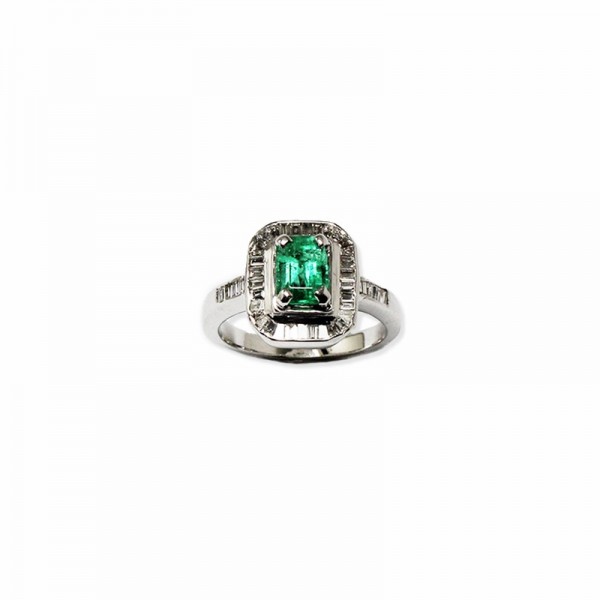 Bague "Green Colombia"